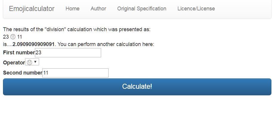 Open Source – Emoji Calculator