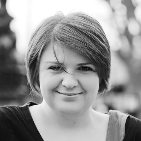 Monochrome picture of Katharine Bairwell